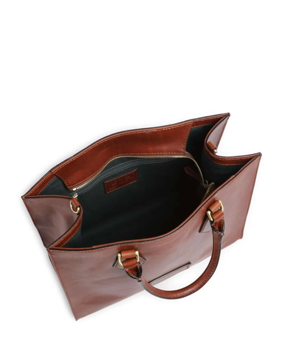 Ida Handbag fine grain cow leather brown