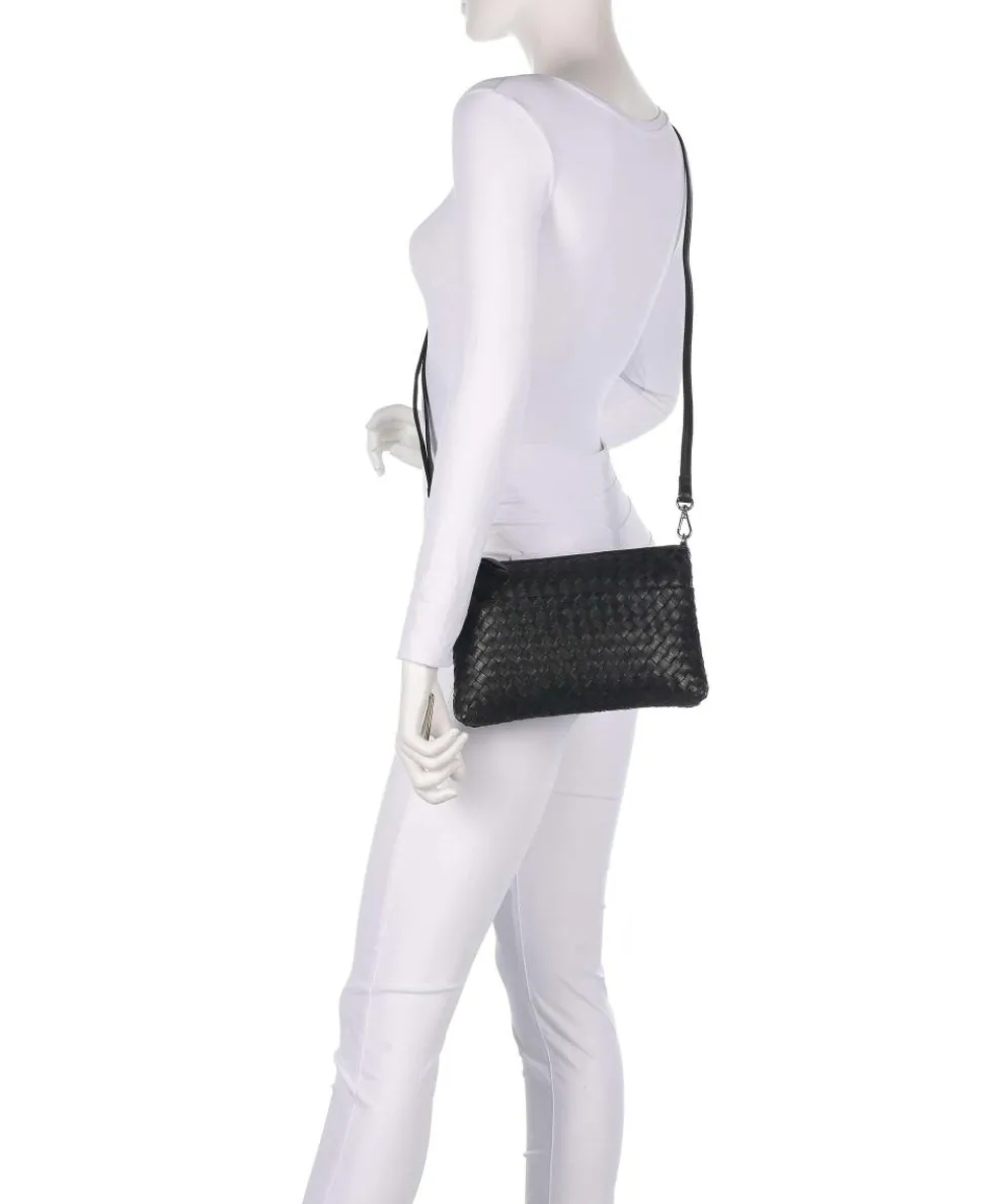 Karima Crossbody bag fine grain cow leather black