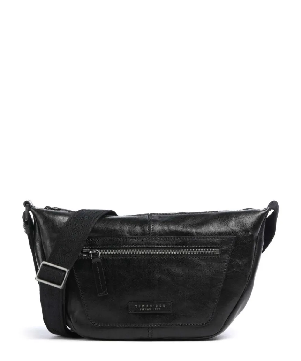 Igor Crossbody bag fine grain cow leather black