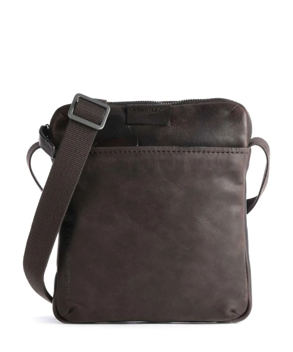 Brick Lane Crossbody bag leather dark brown