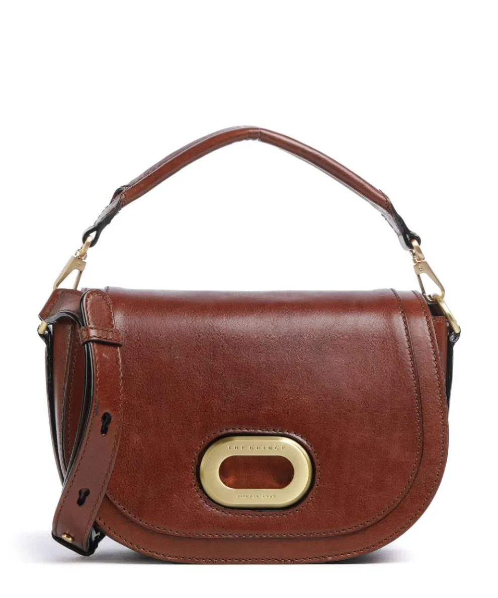 Ilaria Crossbody bag fine grain cow leather brown