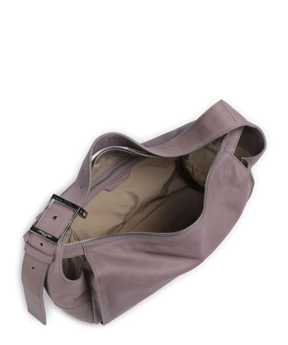 Lou 2 3D Leather M Hobo bag grained cow leather violet