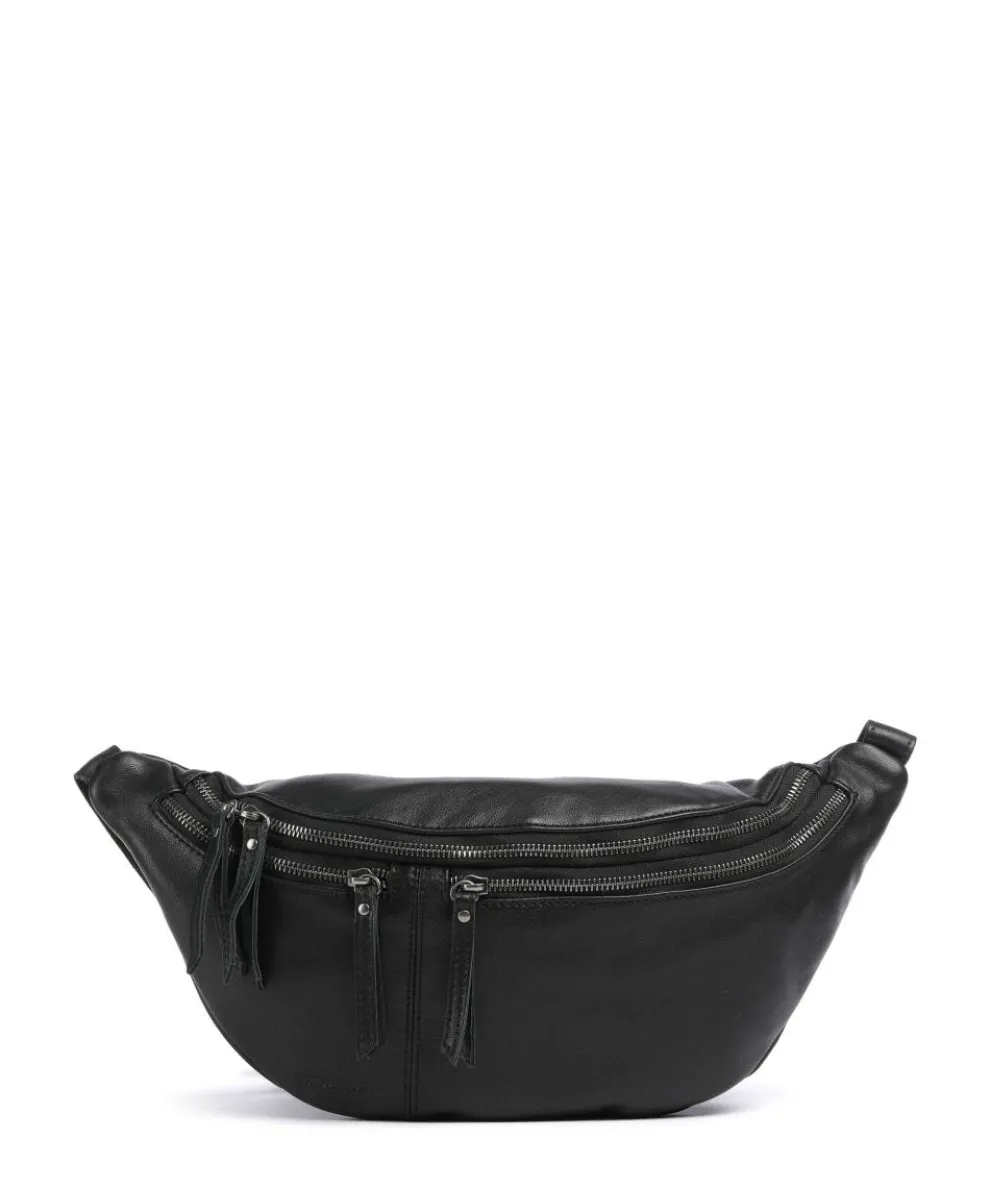 In my Pocket Fanny pack sheepskin leather black