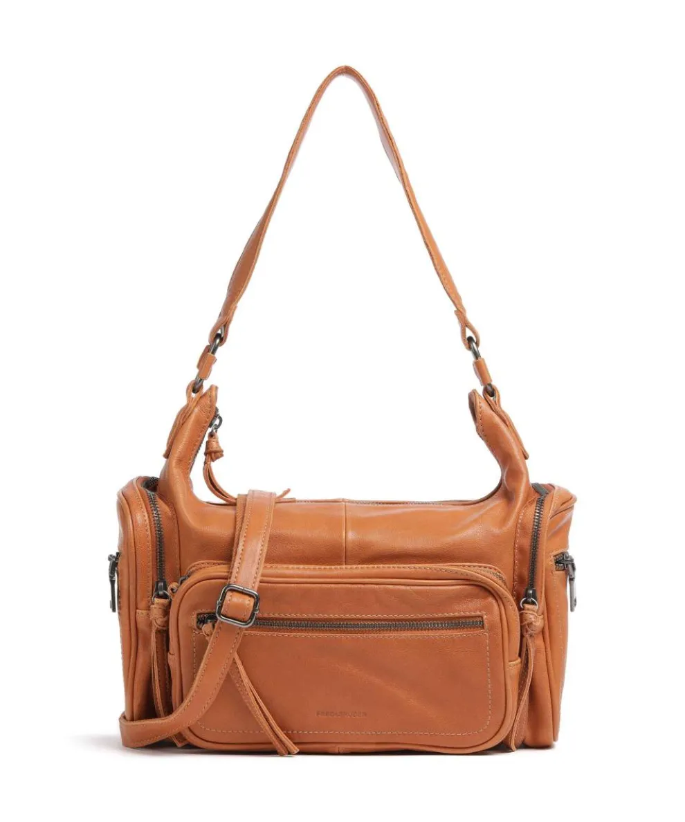In my Pocket Shoulder bag soft cow leather light brown