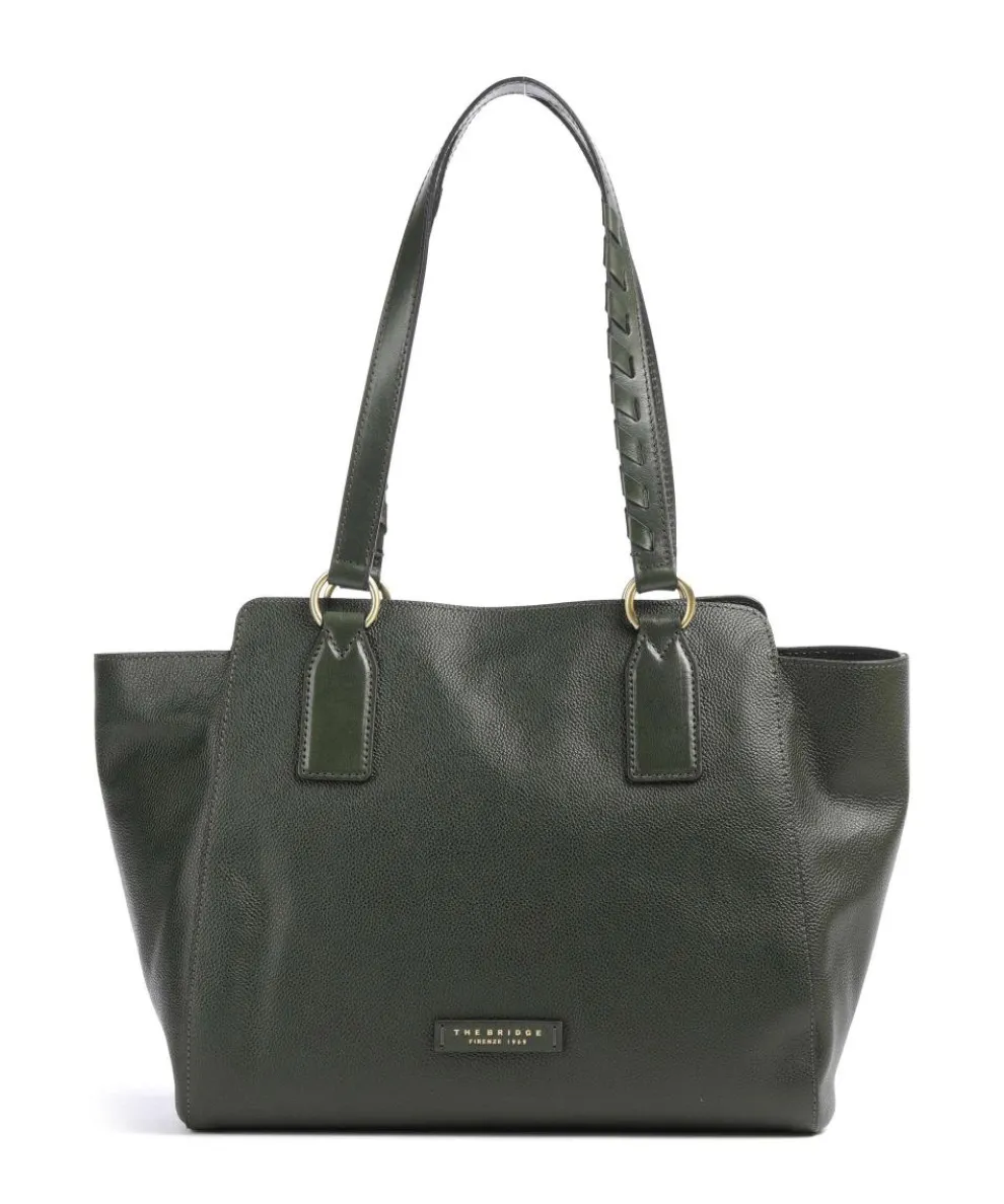 Ines Tote bag grained cow leather khaki