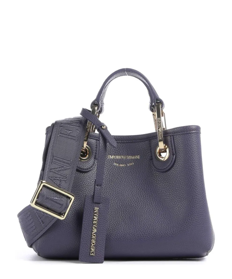 My EA Handbag imitation leather dark blue
