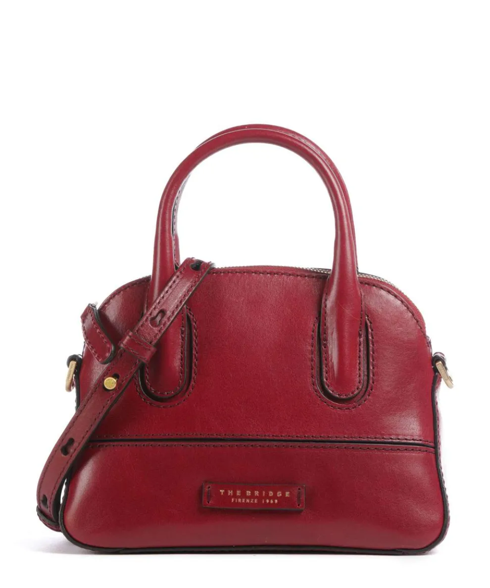 Iolanda Handbag fine grain cow leather dark red