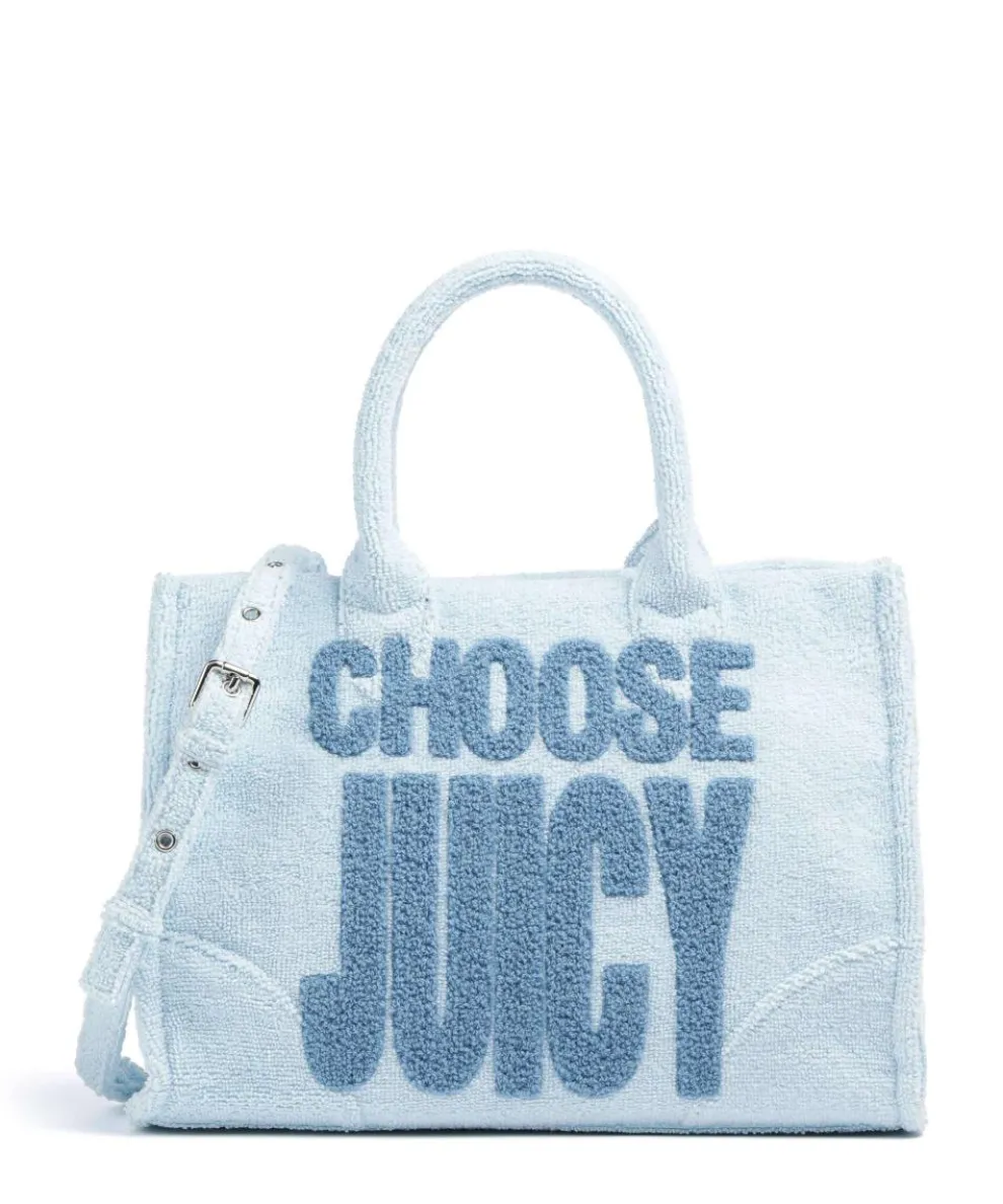 Iris Toweling M Handbag polyester, cotton light blue