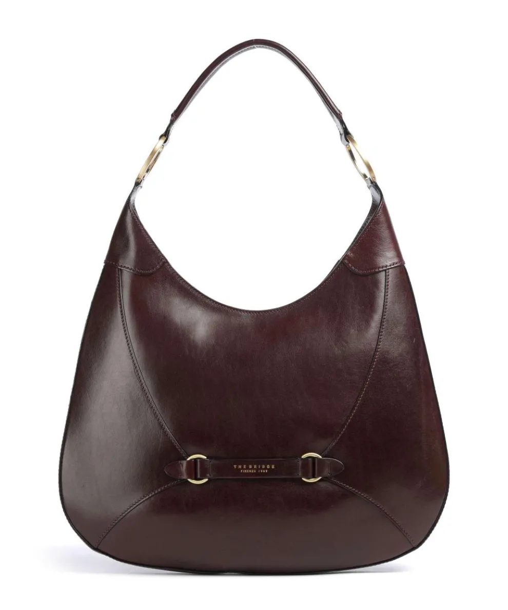 Isabella Tote bag fine grain cow leather bordeaux red