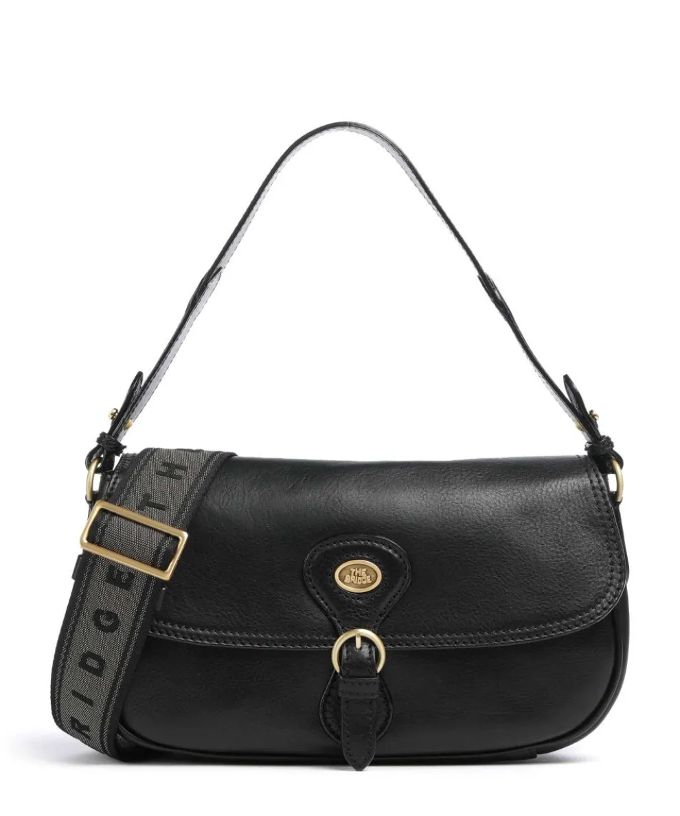 Isadora Shoulder bag grained cow leather black