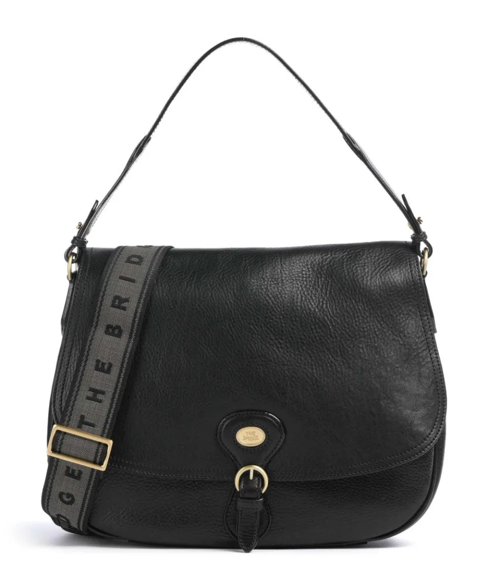 Isadora Shoulder bag grained cow leather black