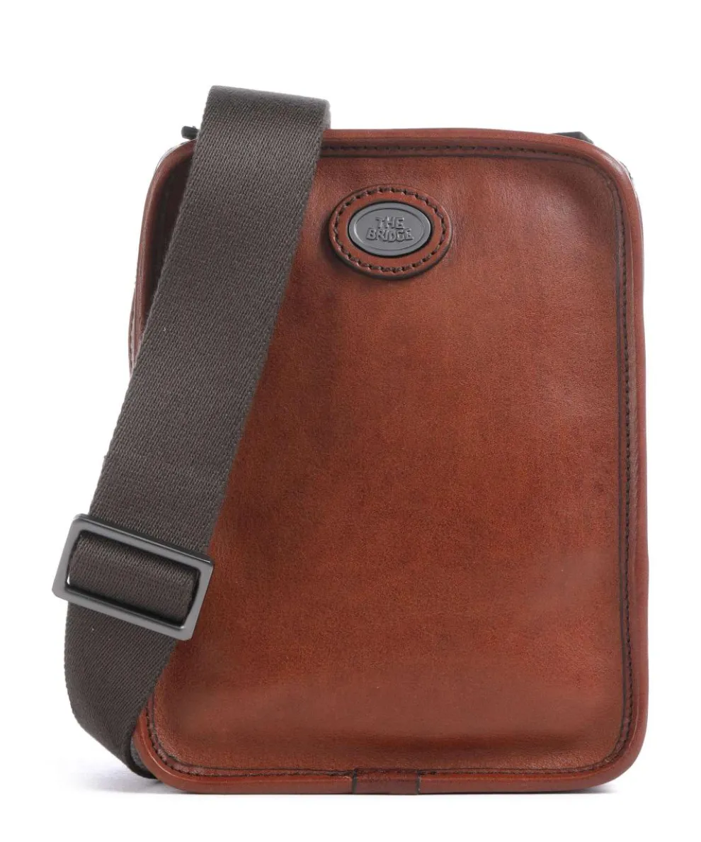 Isaia Crossbody bag leather brown