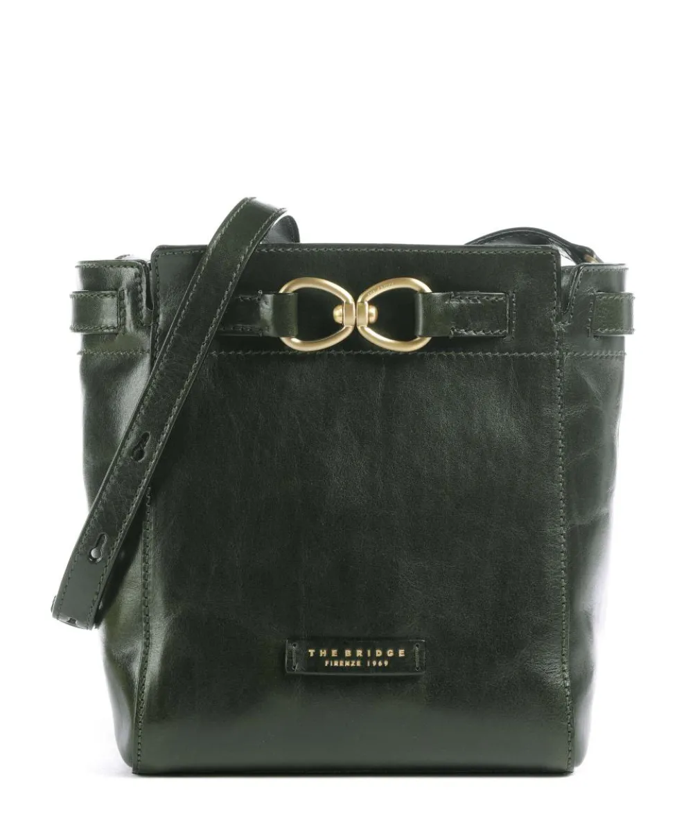 Isotta Crossbody bag fine grain cow leather khaki