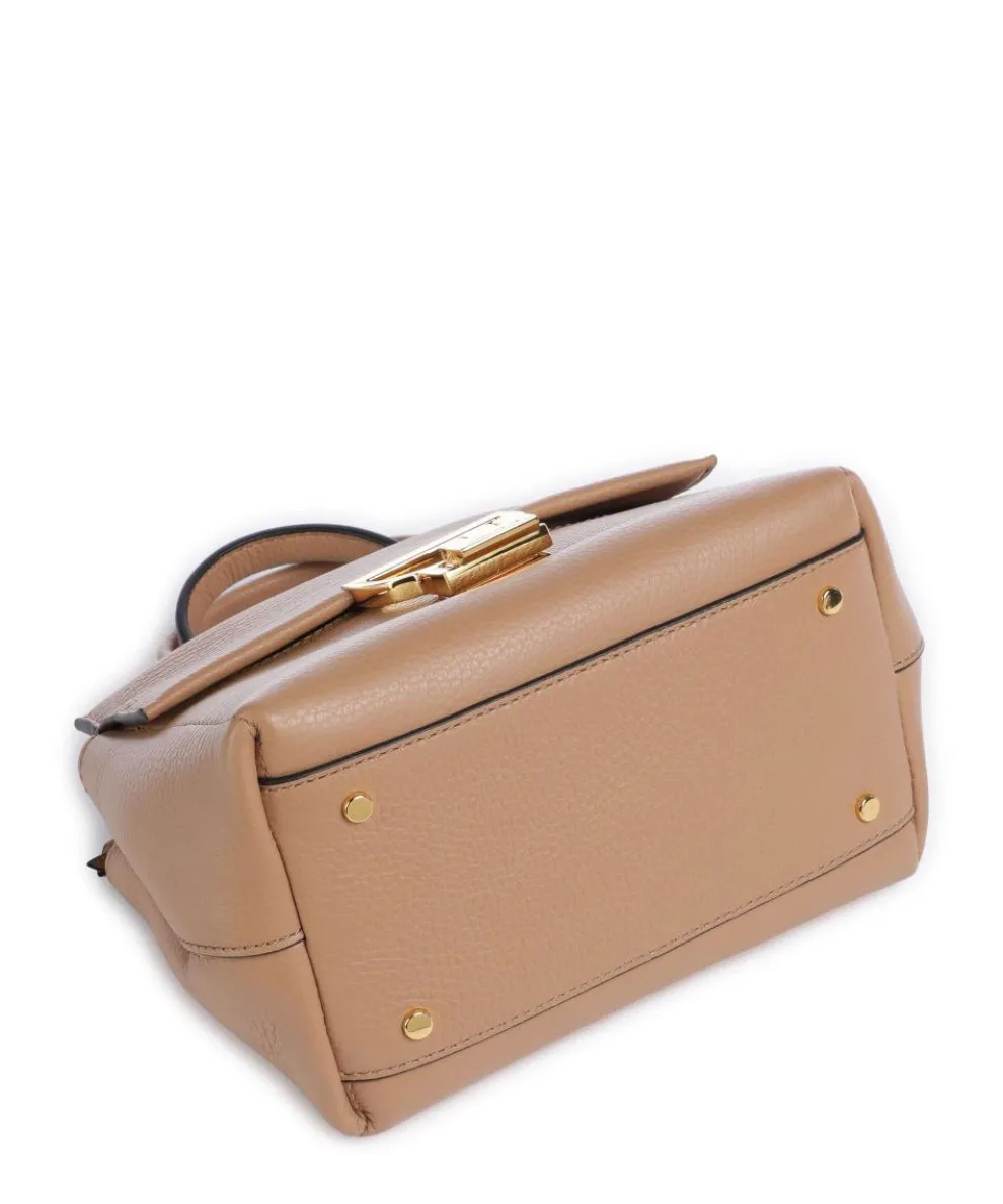 Arlettis Handbag grained cow leather light brown