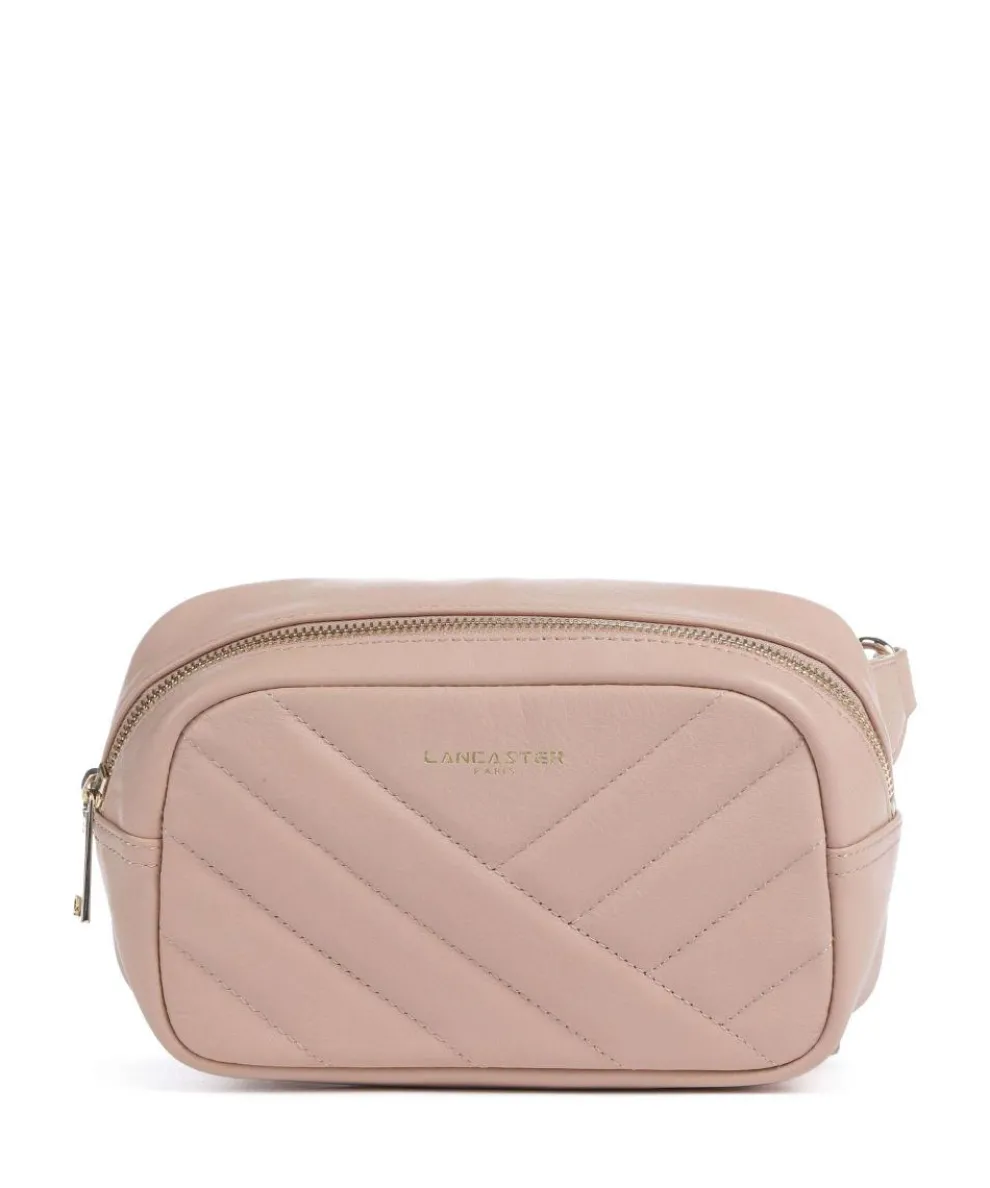 Soft Matelassé Fanny pack soft cow leather antique pink