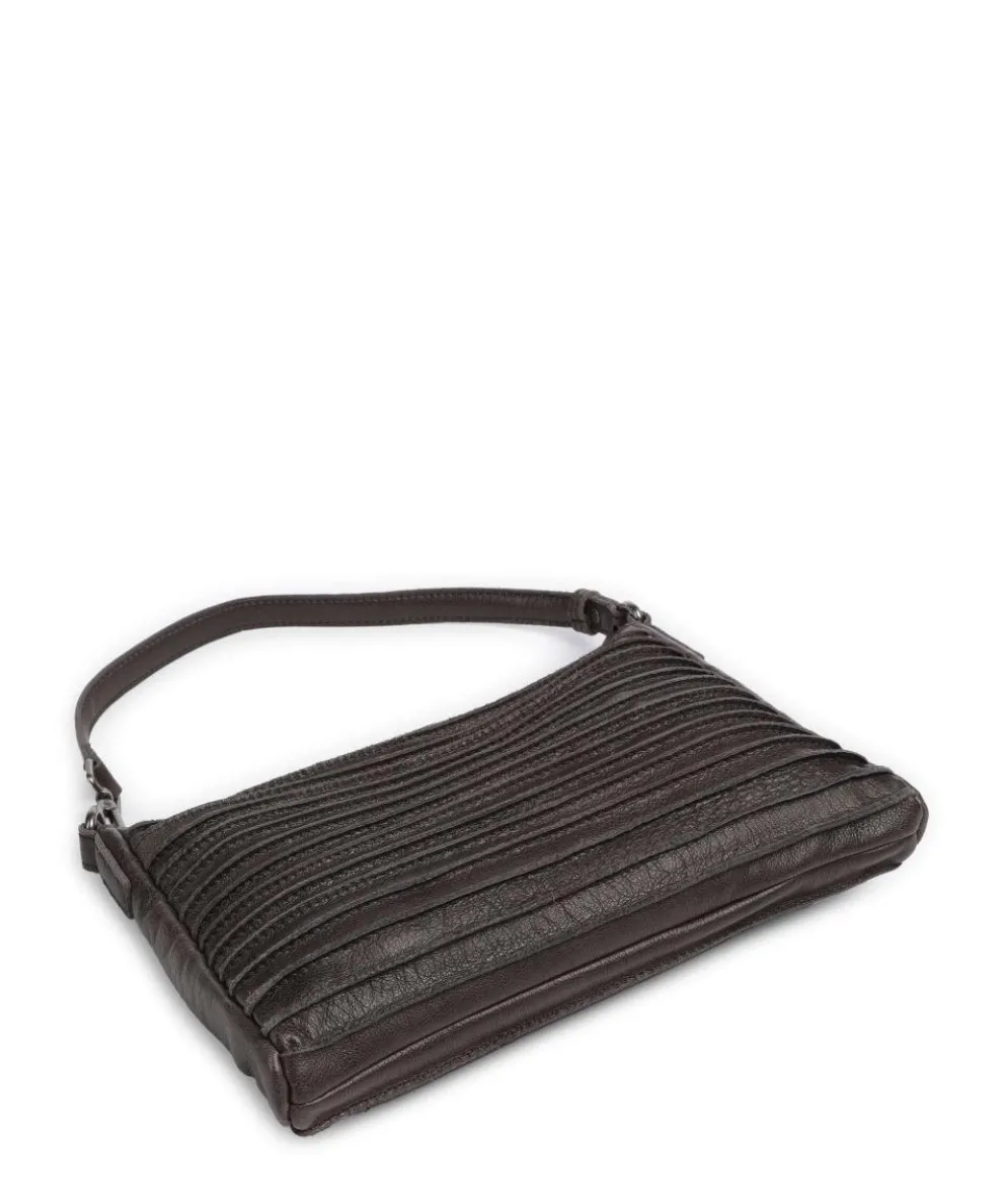 Bestseller Riffel Hobo bag grained leather dark brown