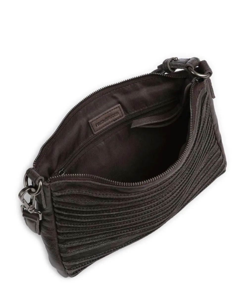 Bestseller Riffel Hobo bag grained leather dark brown