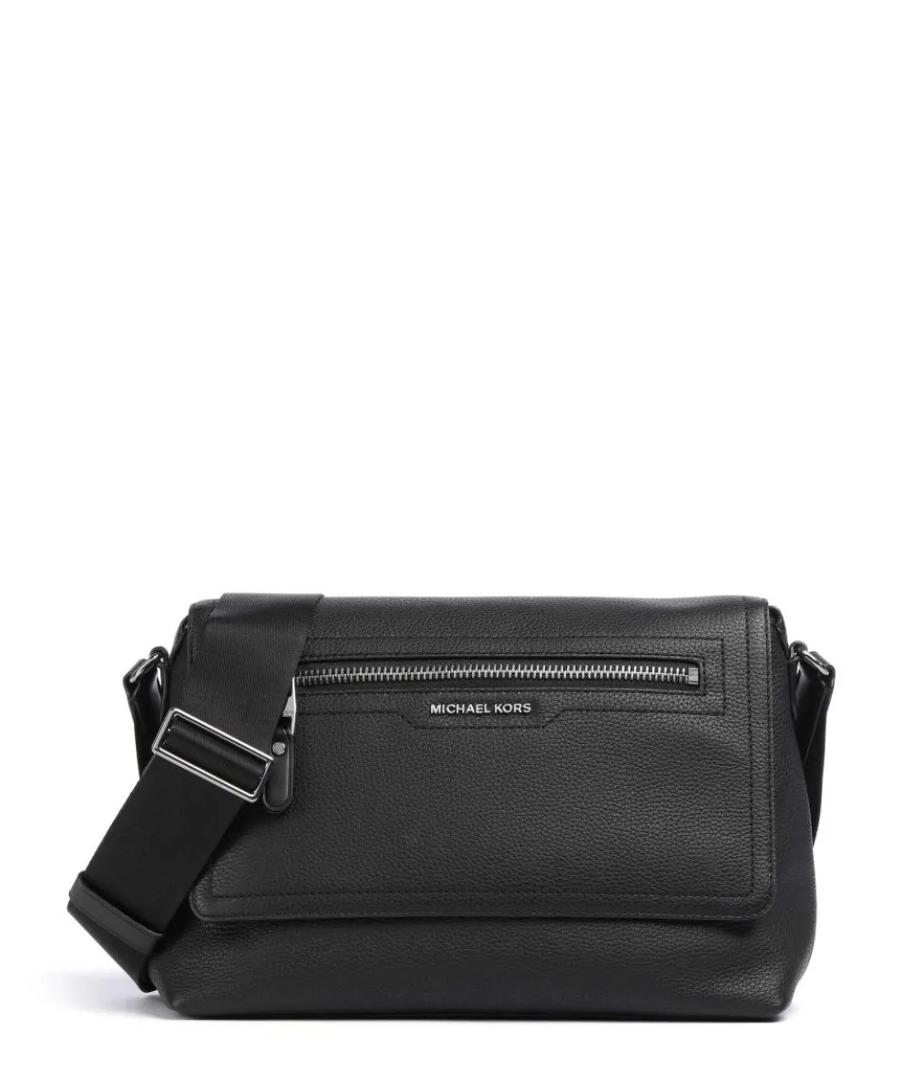 Hudson Crossbody bag grained cow leather black
