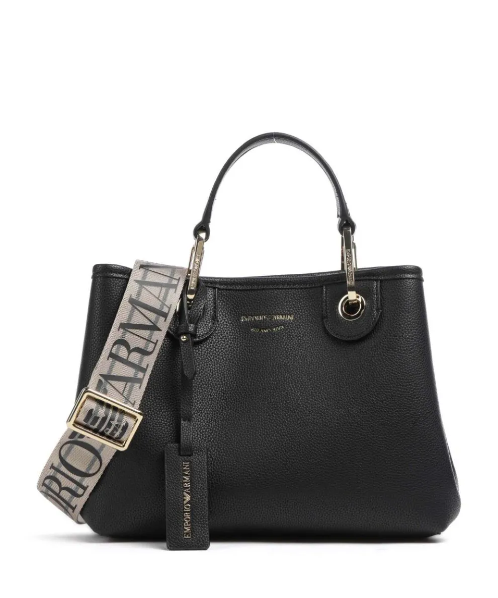 My EA Handbag imitation leather black