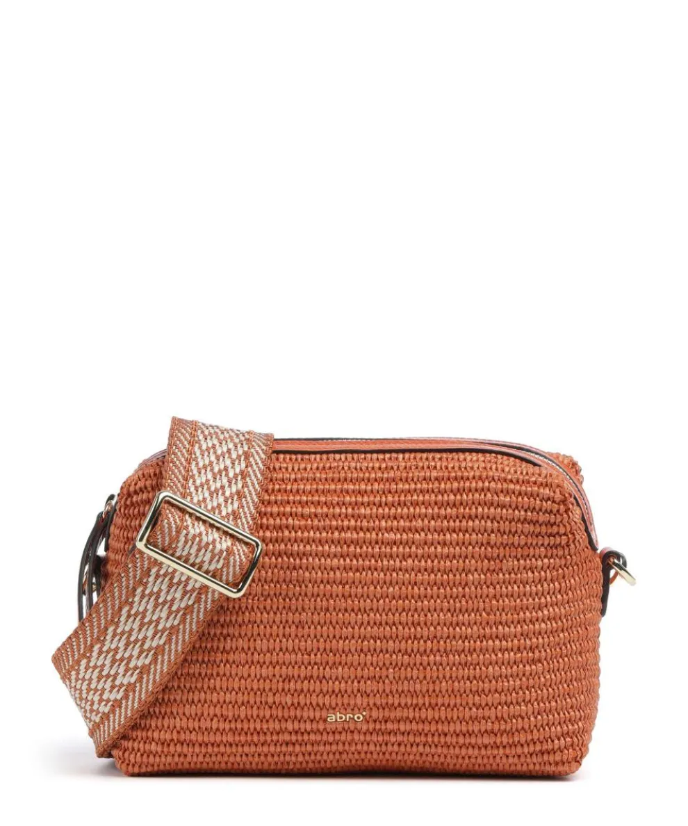 Raffia Kaia Crossbody bag bast orange