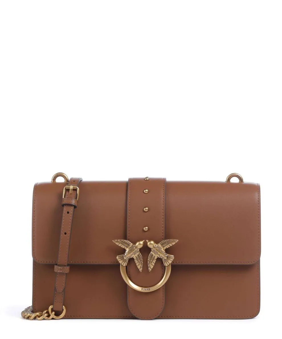 Love One Classic Crossbody bag softly grained calfskin brown