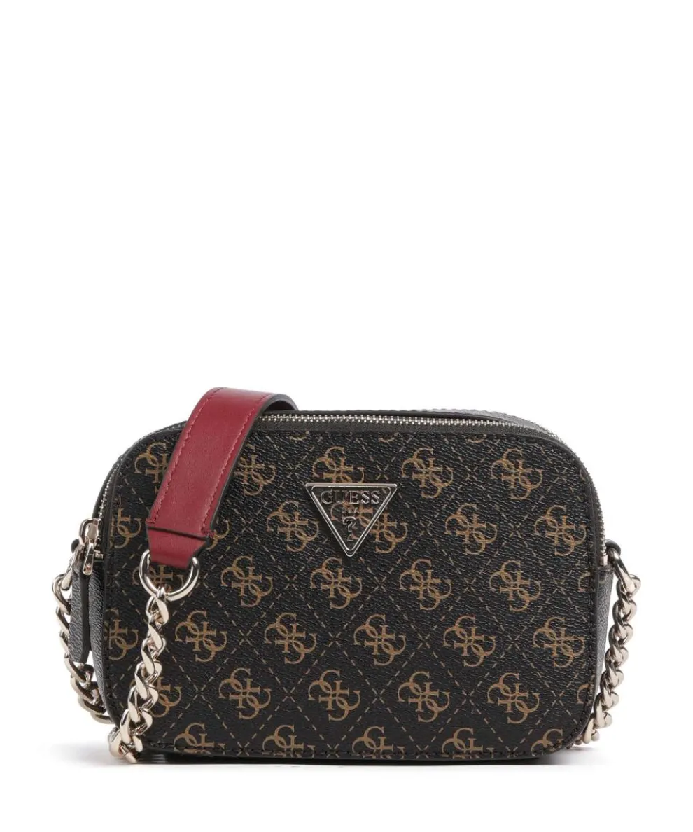 Noelle Crossbody bag imitation leather dark brown