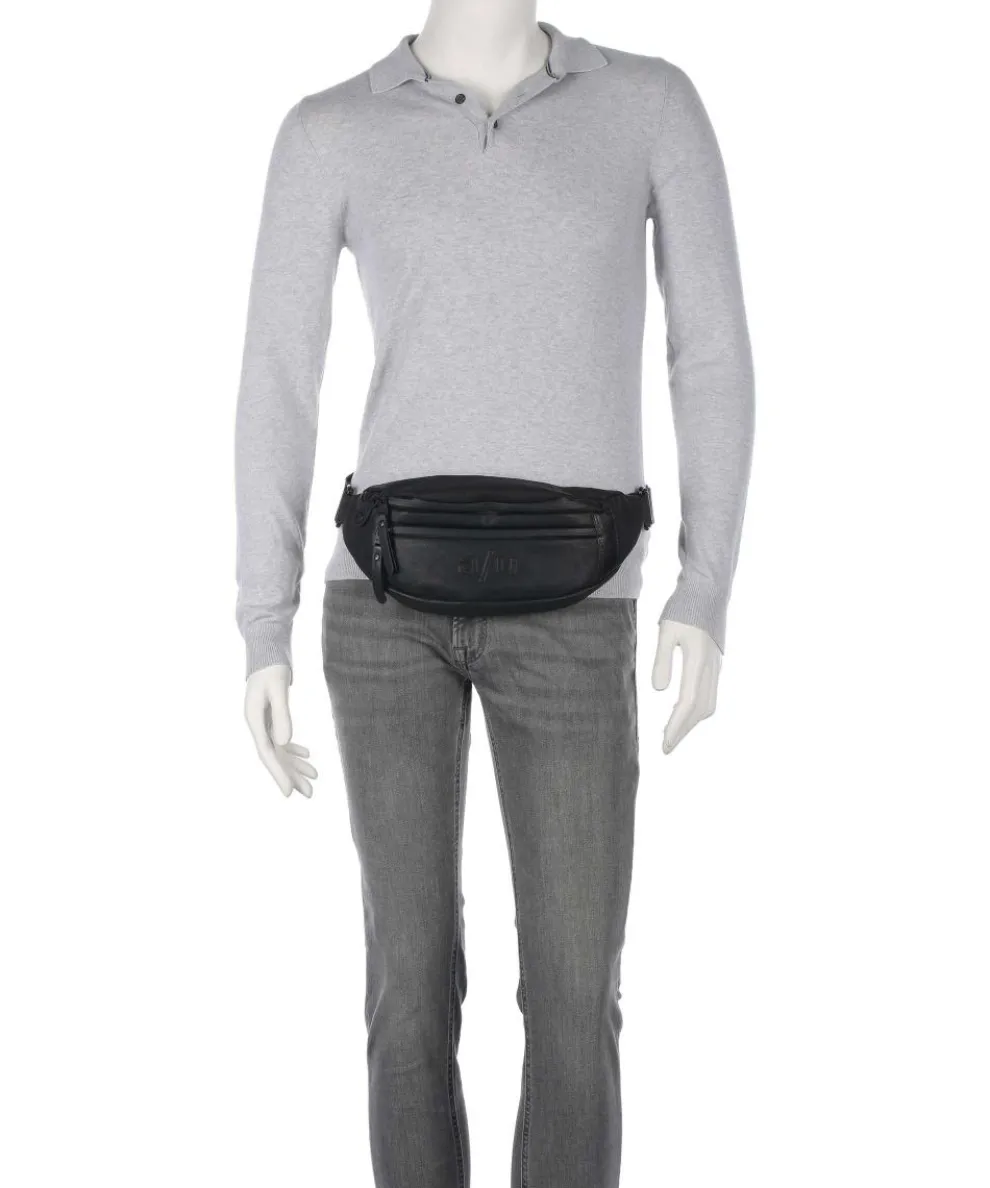 Japan Ichikawa Fanny pack canvas black