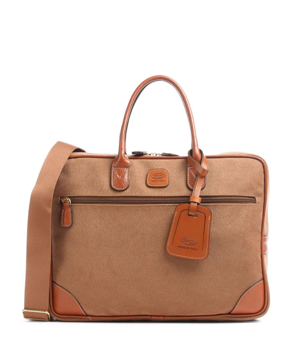 Life Briefcase 10″ fabric camel