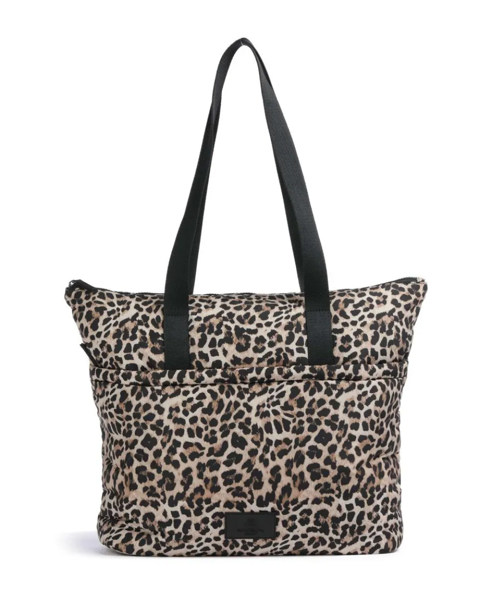 Perry Tote bag recycled polyester nature/black
