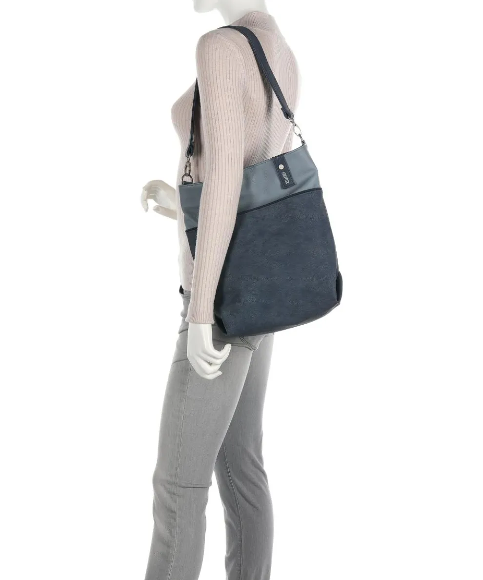 Jana J12 Hobo bag imitation leather blue