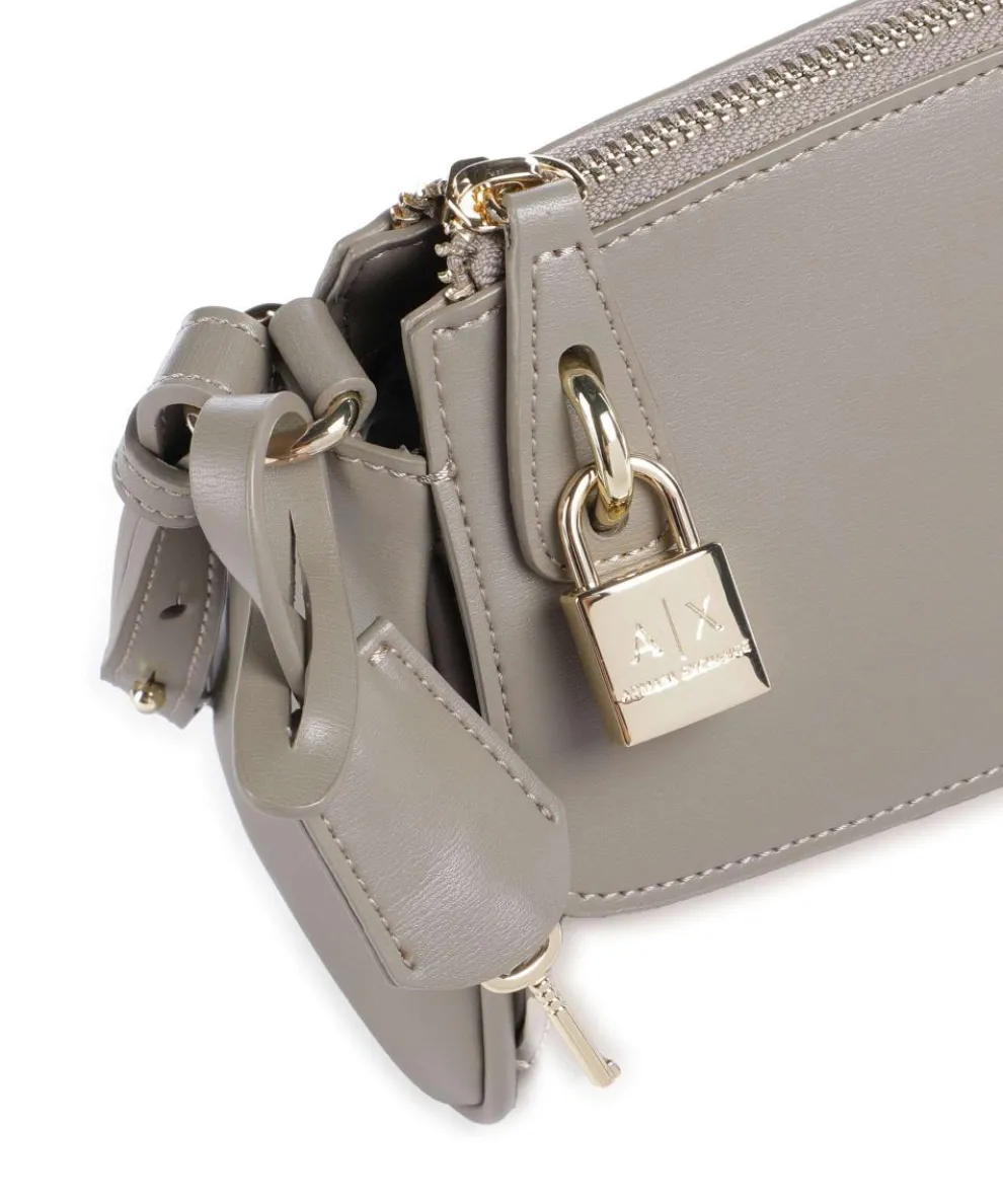 Jane Crossbody bag imitation leather grey
