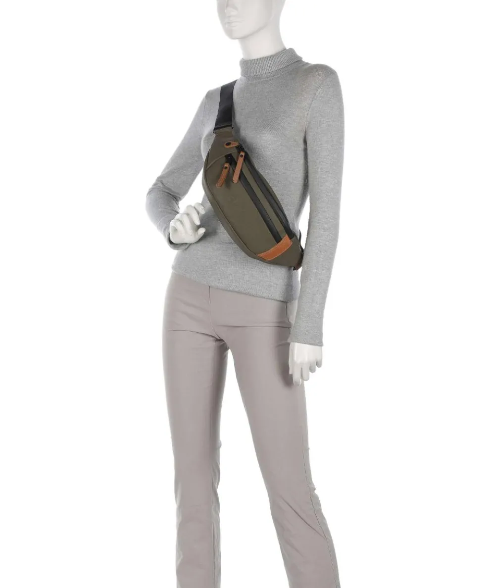 Japan Ichikawa Fanny pack canvas olive-green