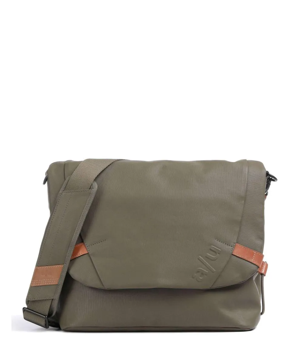 Japan Matsumoto Briefcase 12″ organic cotton olive-green