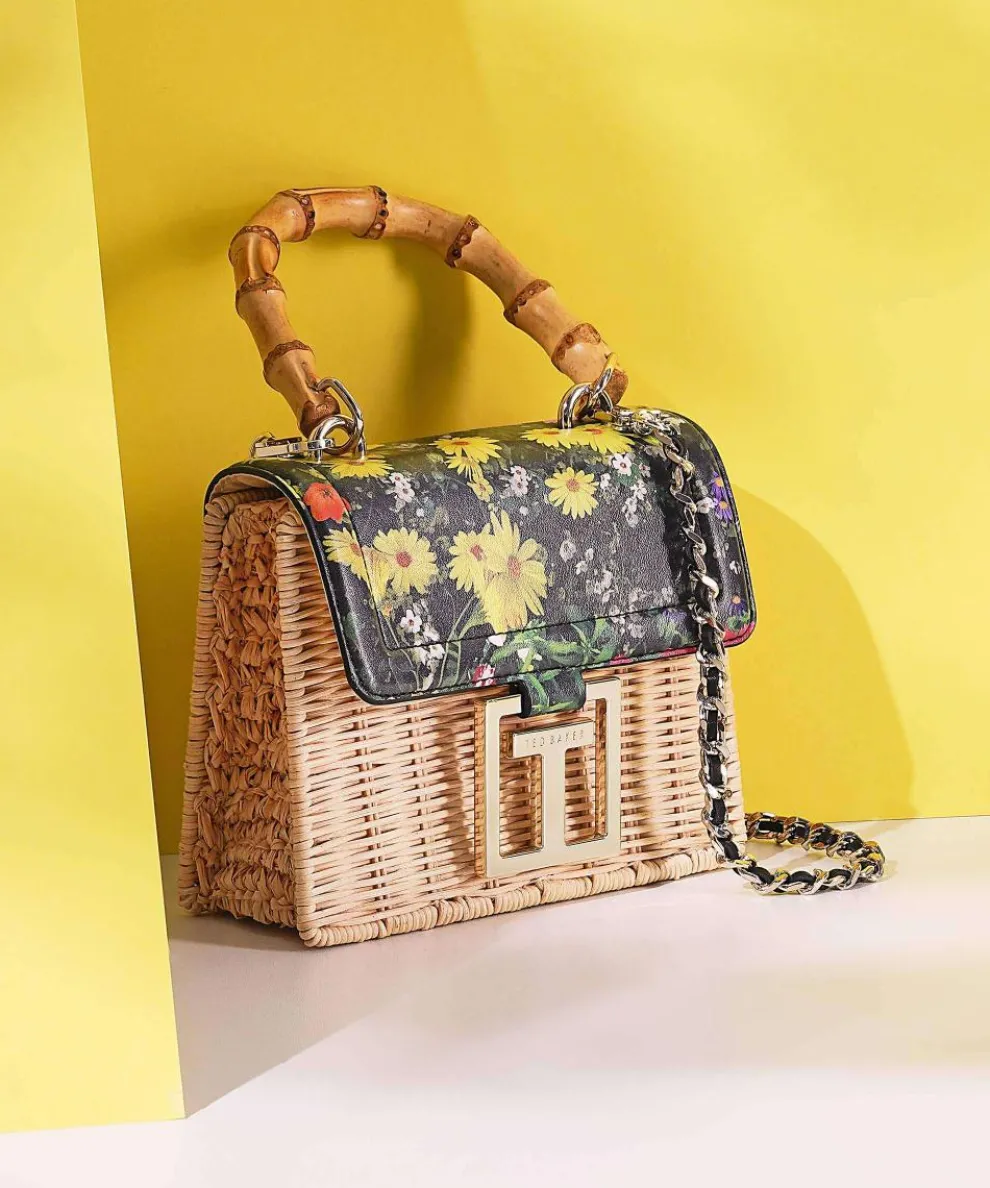 Jaysisa Crossbody bag rattan nature