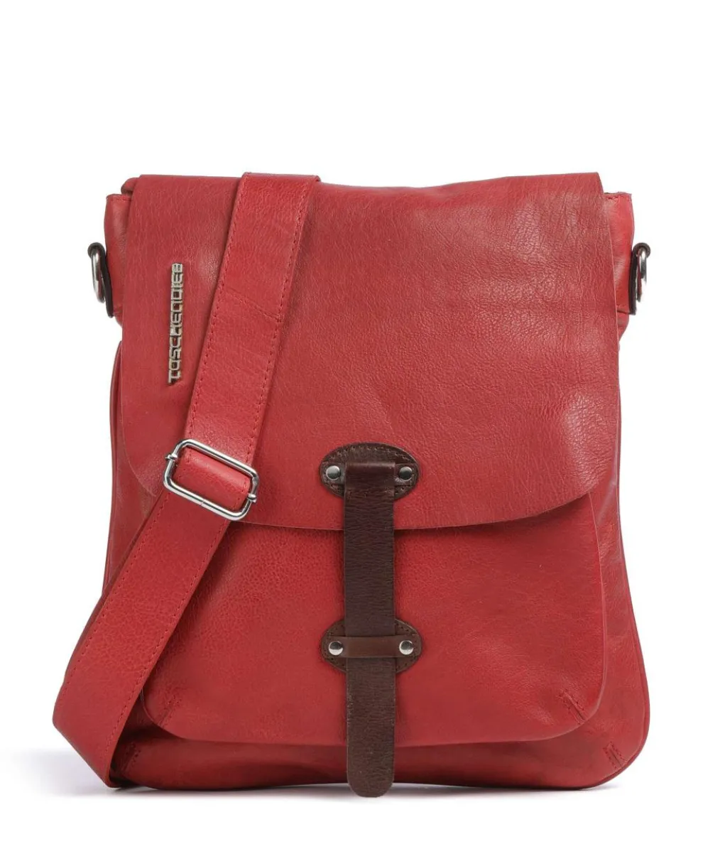 Salvatorianerplatz 2 Crossbody bag grained cow leather red