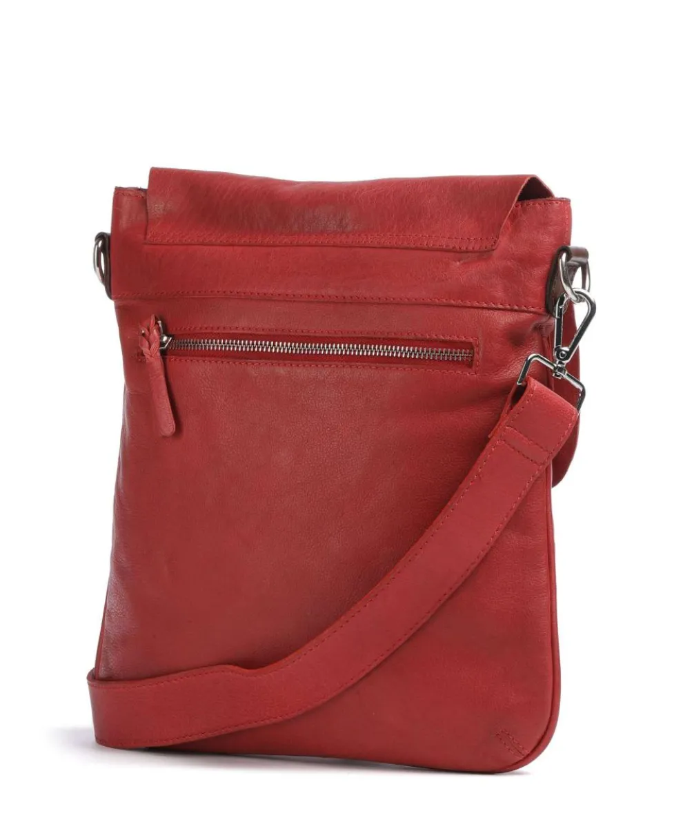 Salvatorianerplatz 2 Crossbody bag grained cow leather red