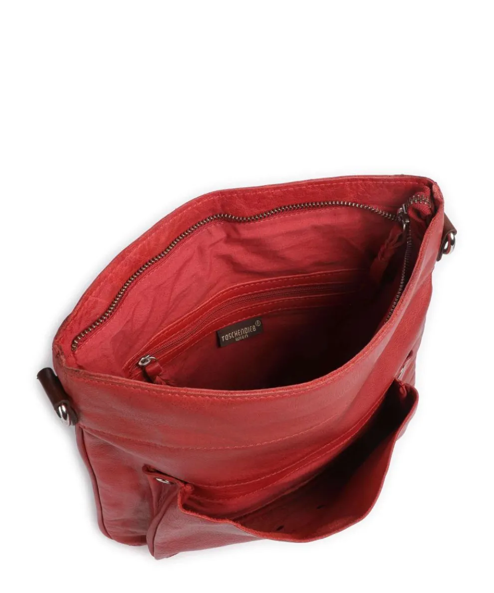 Salvatorianerplatz 2 Crossbody bag grained cow leather red