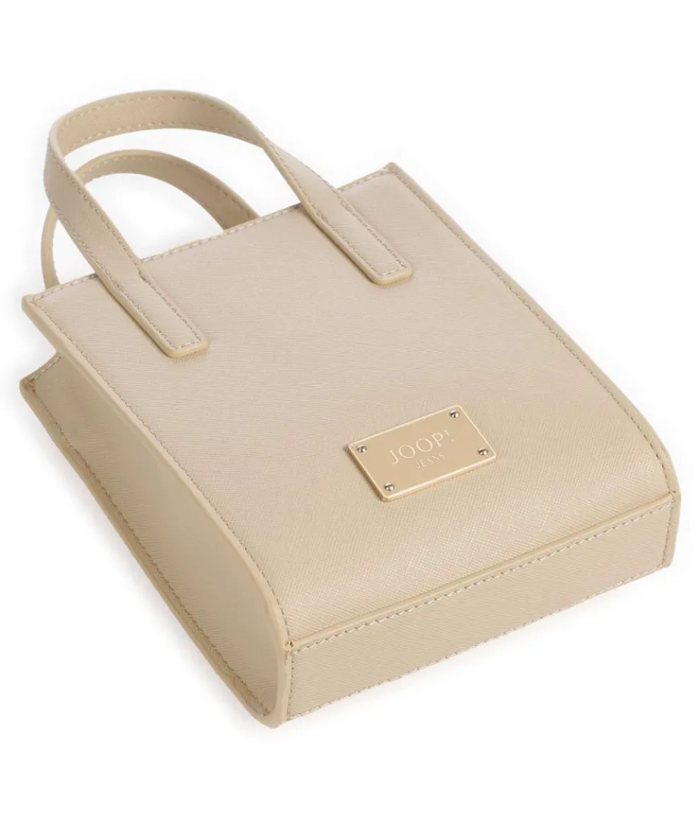 Jeans Cofano Rami Crossbody bag imitation leather sand