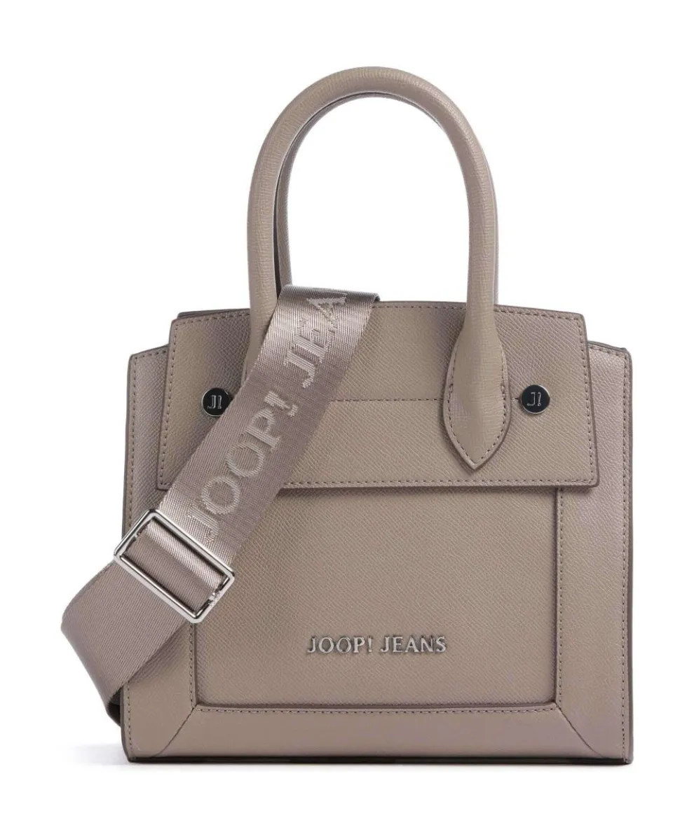 Jeans Cornice Handbag imitation leather taupe