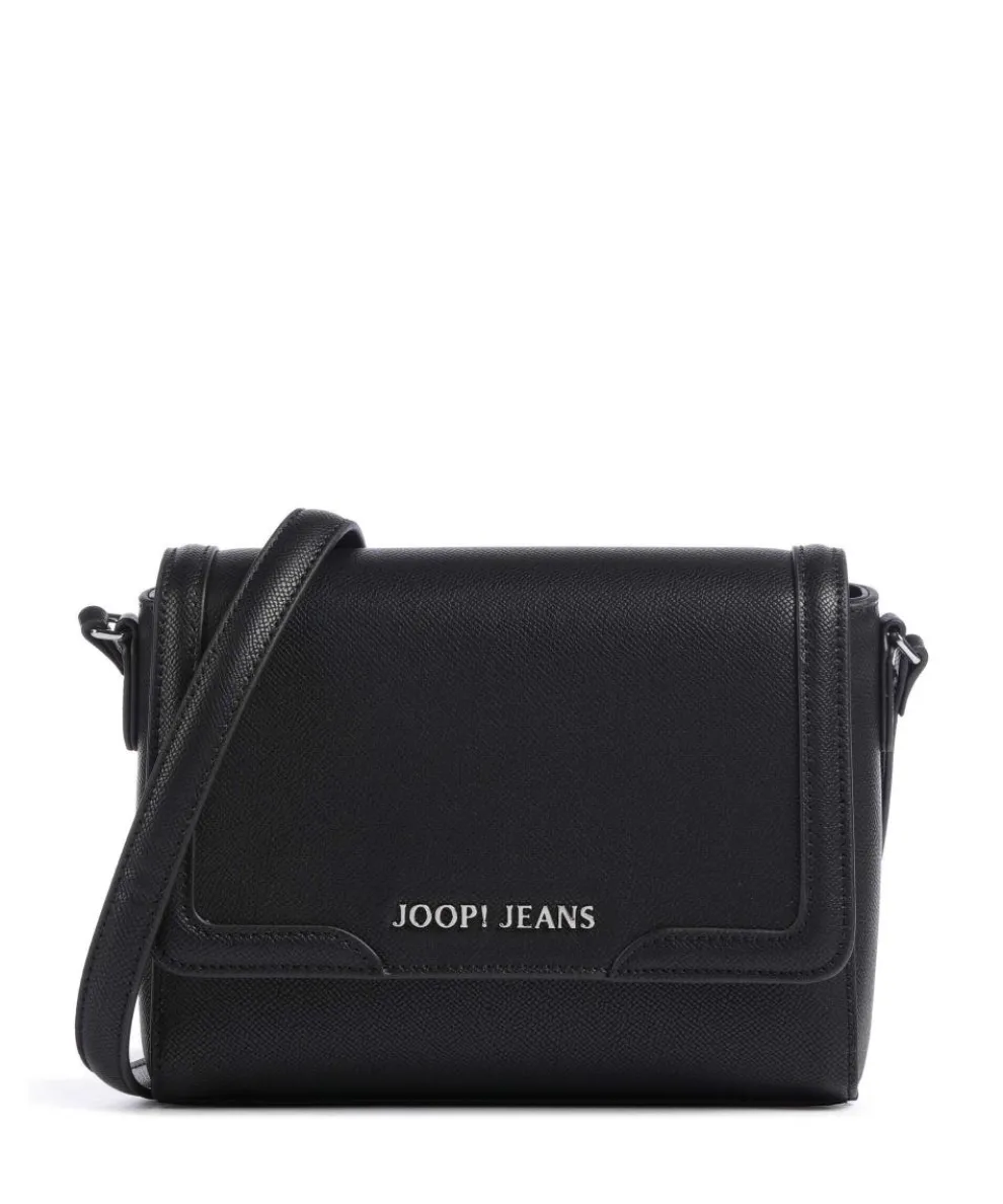 Jeans Cornice Lorena Crossbody bag imitation leather black