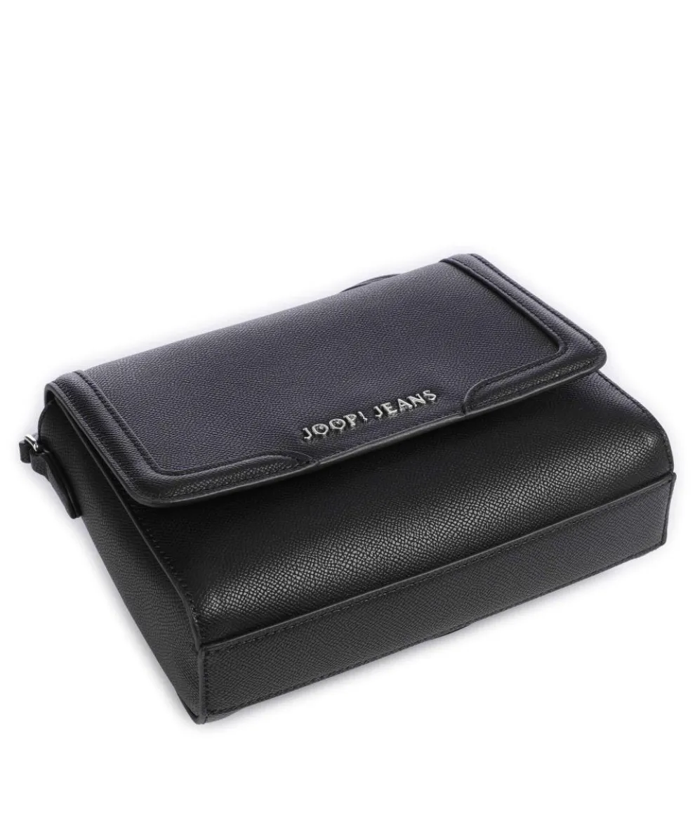 Jeans Cornice Lorena Crossbody bag imitation leather black