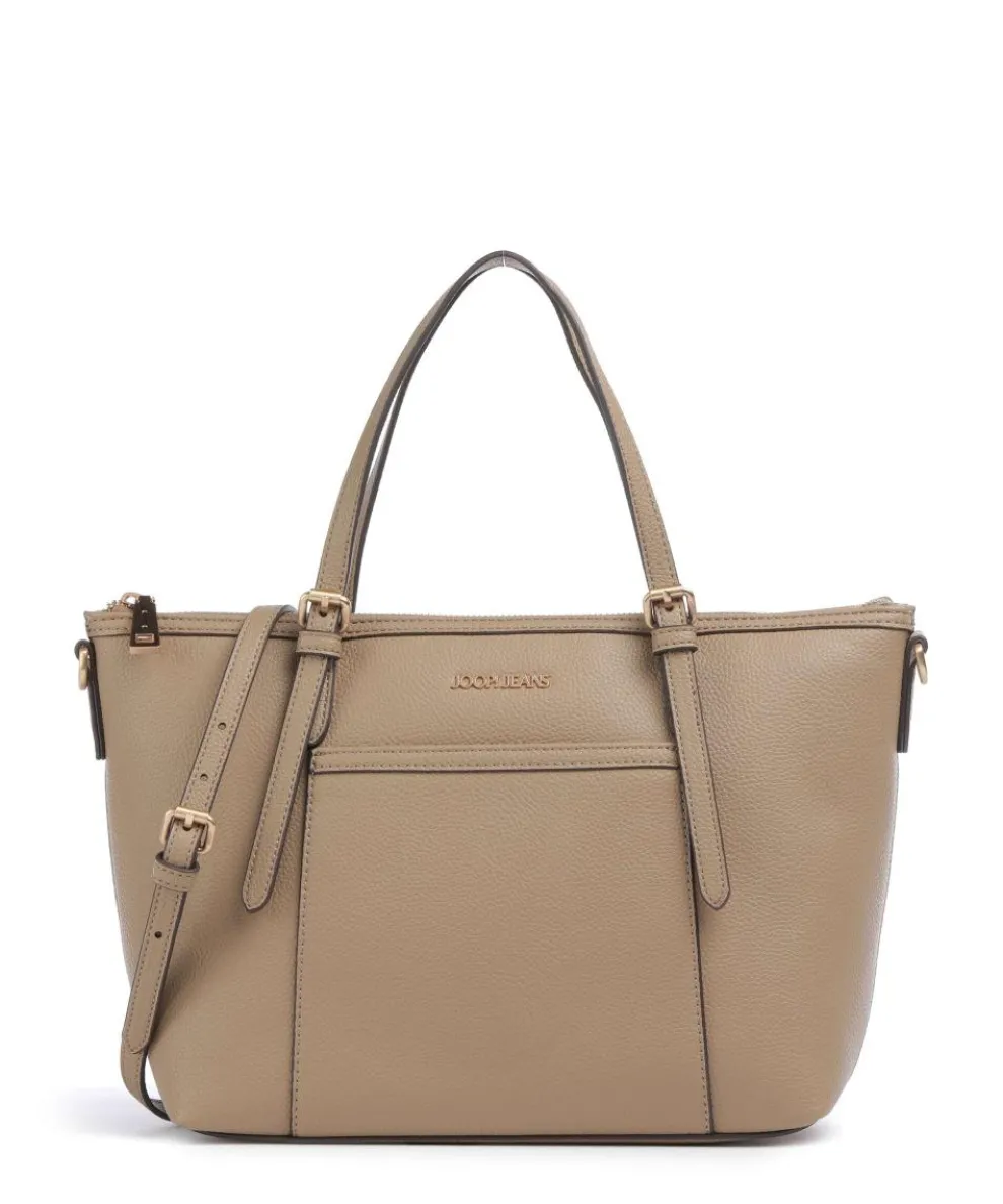 Jeans Diurno Helena Handbag grained leather beige