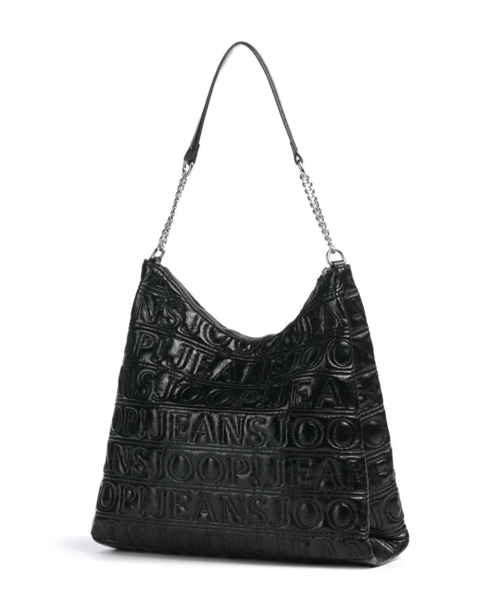 Jeans Iniziale Spiega Lucille Hobo bag imitation leather black