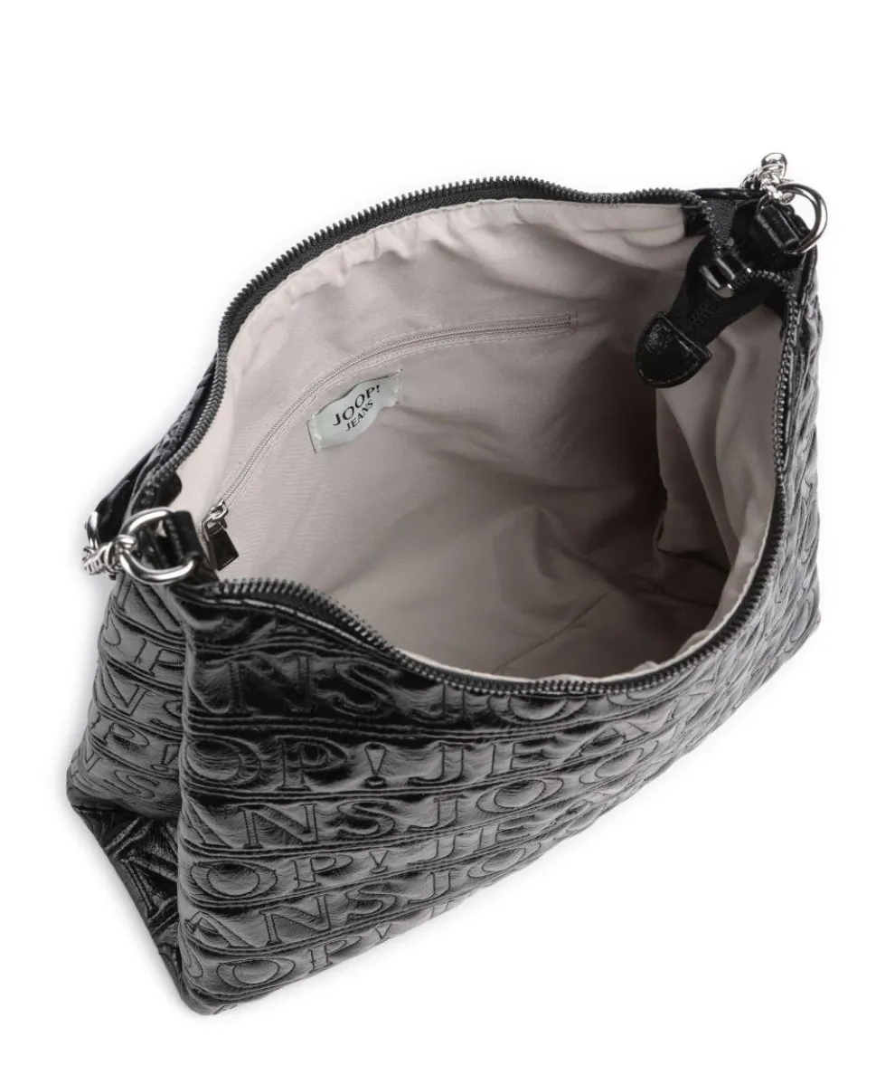 Jeans Iniziale Spiega Lucille Hobo bag imitation leather black