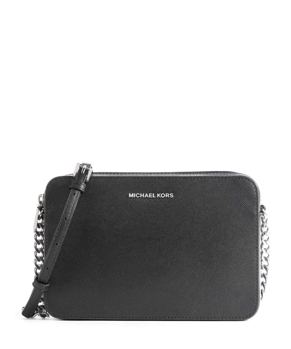 Jet Set Crossbody bag grained cow leather black