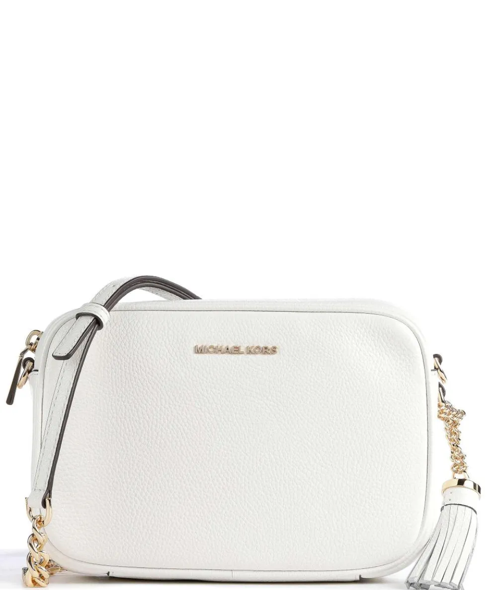 Jet Set Crossbody bag grained cow leather white
