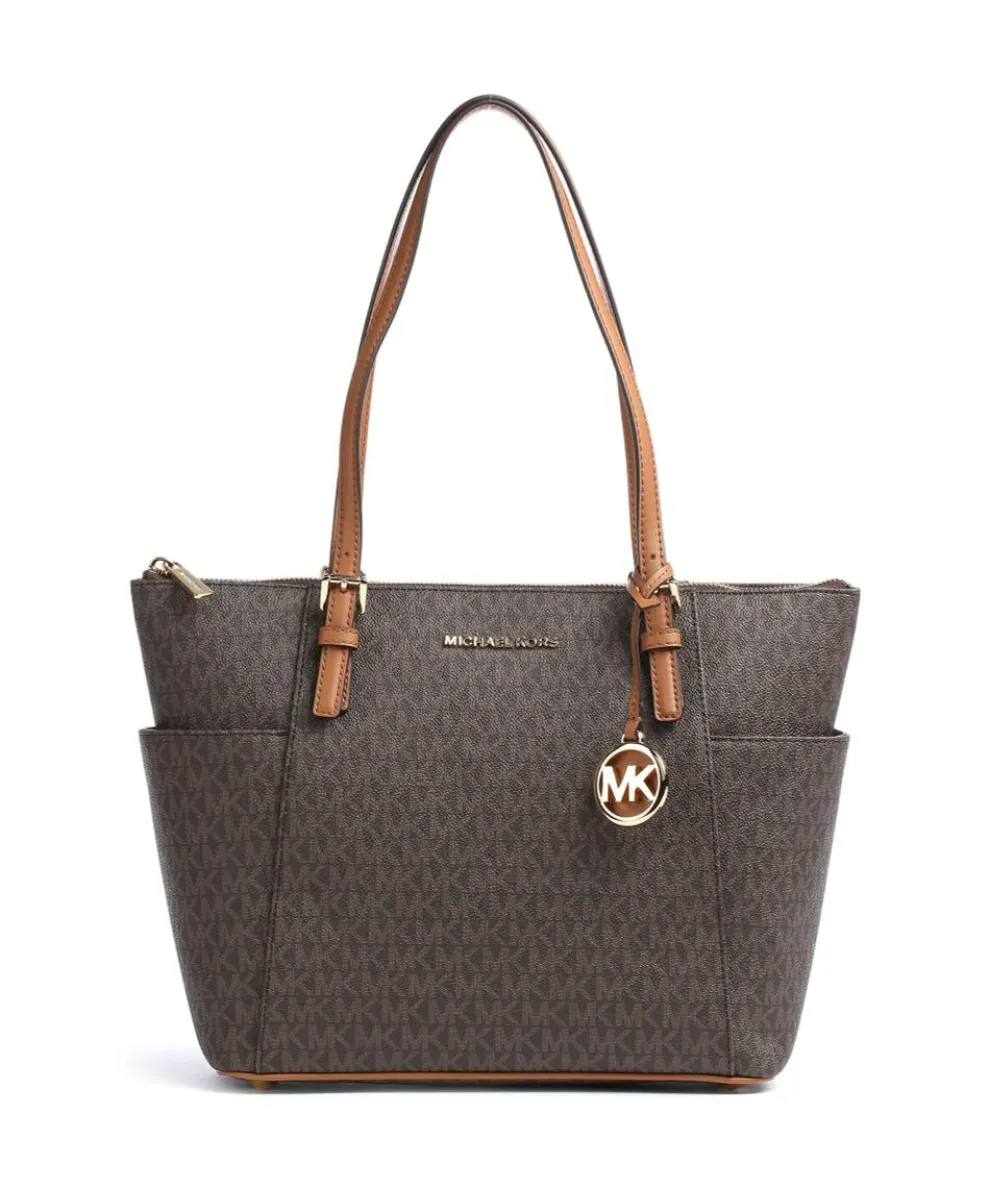 Jet Set Item Tote bag imitation leather dark brown