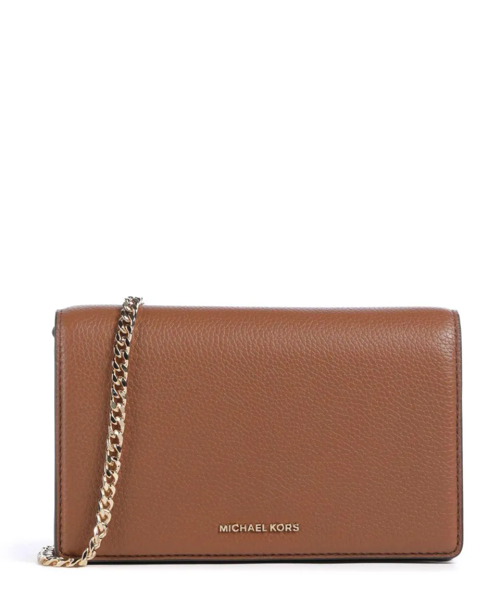 Jet Set Medium Crossbody bag grained cow leather brown