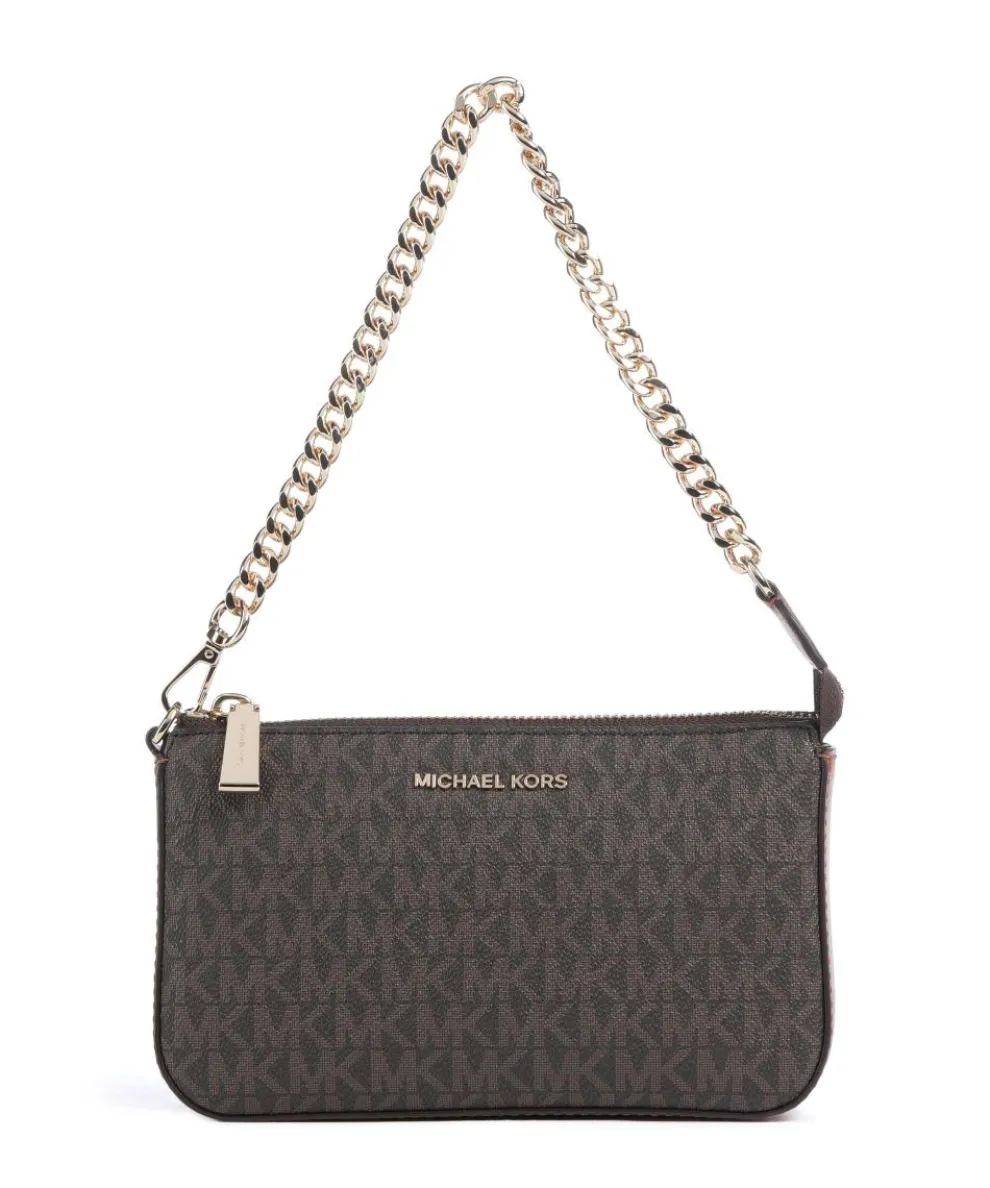 Jet Set Shoulder bag imitation leather dark brown