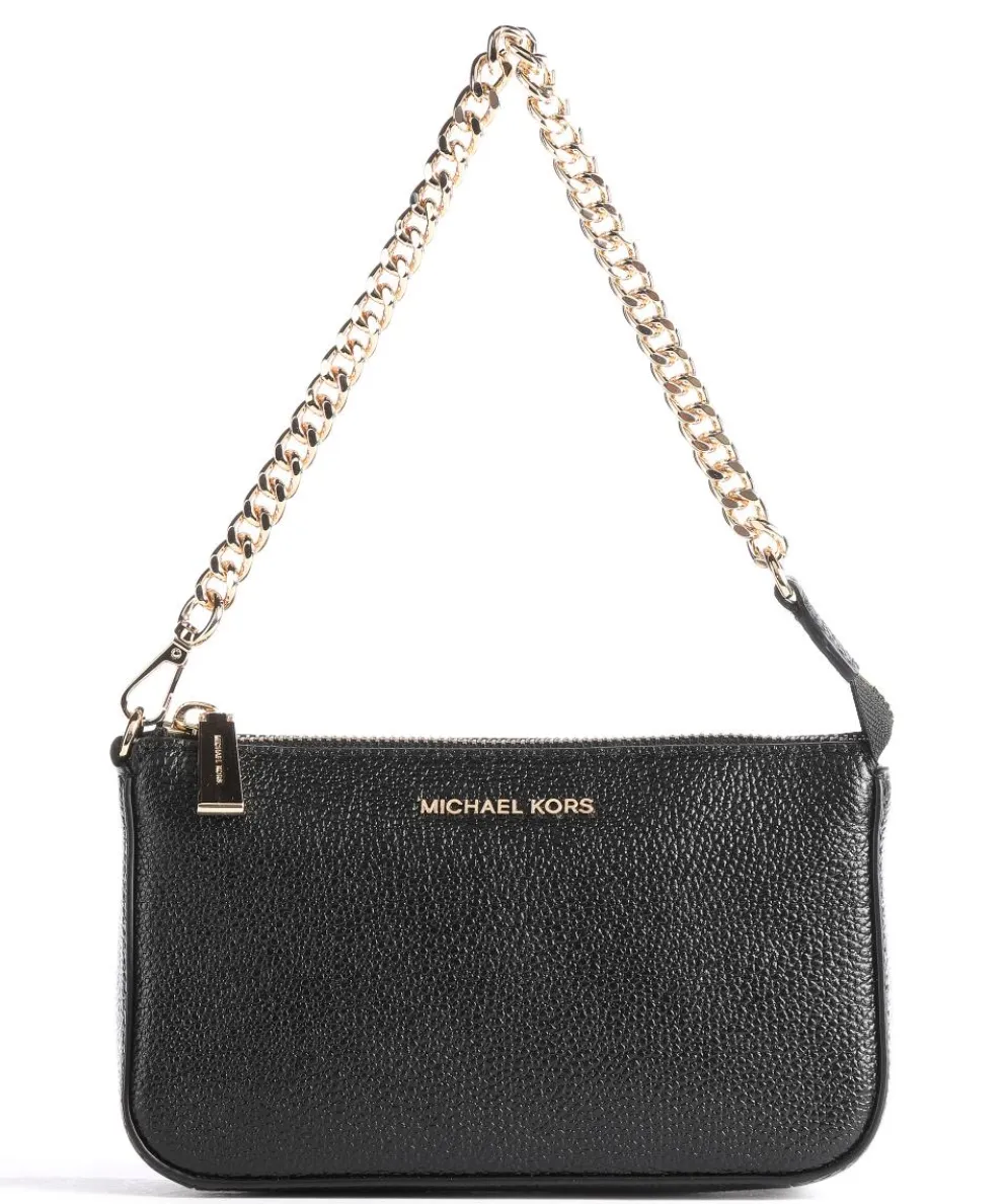 Jet Set Shoulder bag grained cow leather black